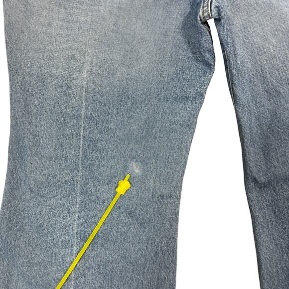 Wrangler Wanderer 622 High-Rise Flare Jeans 32x32 Light Distress Denim NEW Read* - Picture 8 of 16